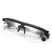 Adjustable Glasses Focus Distance Vision Eyeglasses Reading Glasses Adjustable Glasses Dial Vision for Reading Distance Near Far Sight for Women Men - Stay Clear Vision